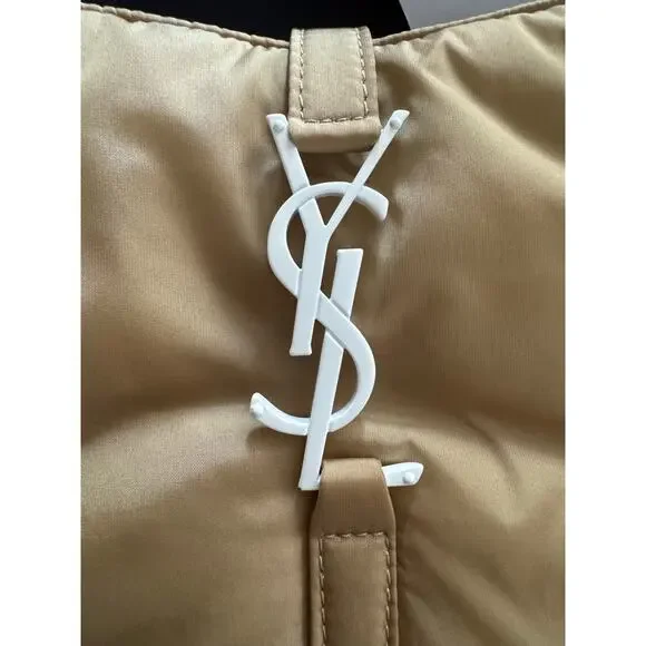 YSL Saint Laurent Women’s Le 5 À 7 Nylon Shoulder Bag Crossbody Made In Italy - Picture 5 of 16